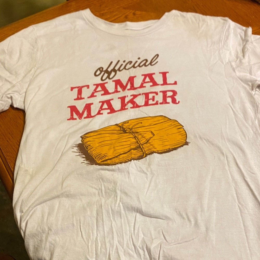 H-E-B White 'Official Tamal Maker' T-Shirt
